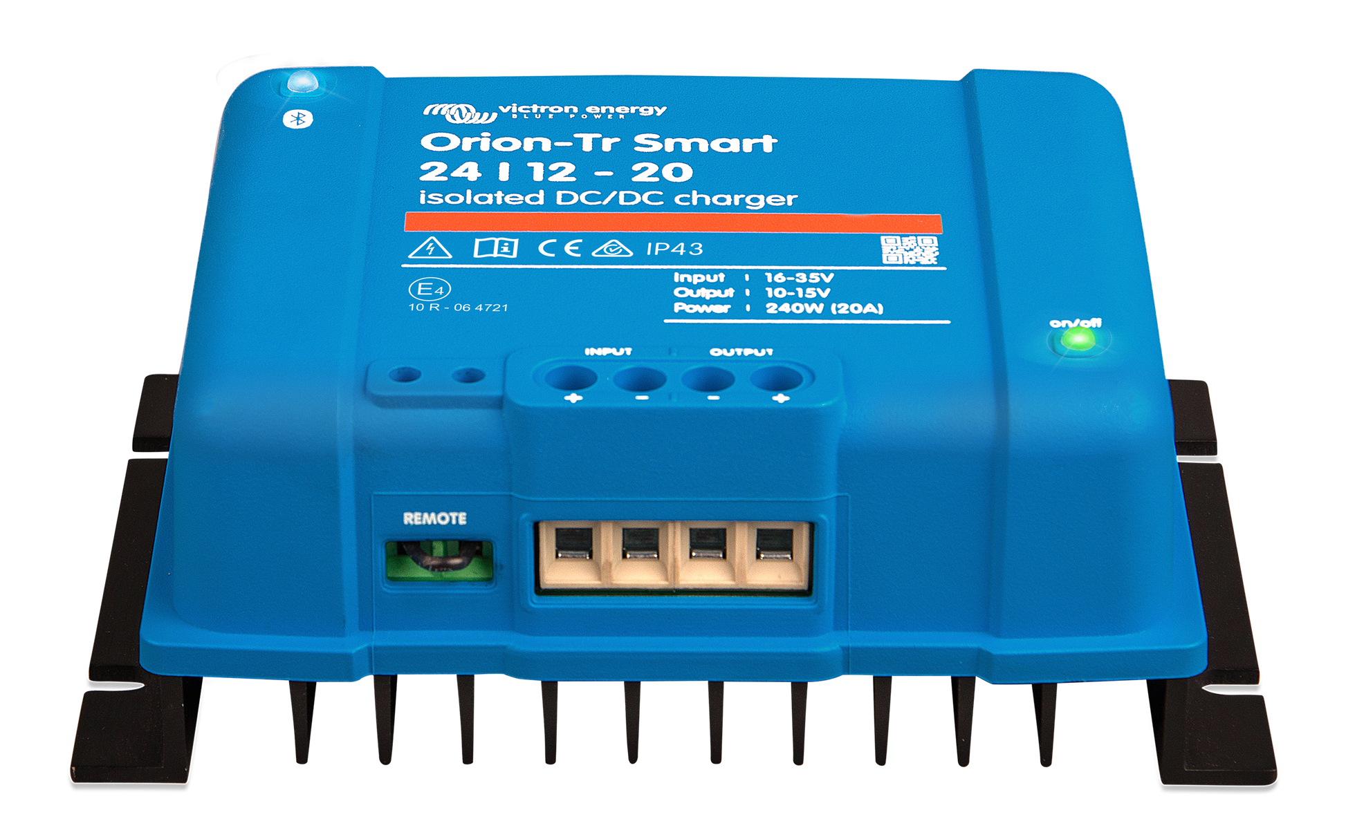 Victron Orion Tr Smart Dc-Dc Lader 24>12V 20A (Galvanisk Isolert) shown in angle view