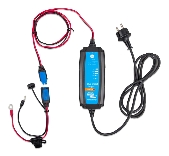 Victron Blue Smart Ip65 Batterilader 12V 5A M/Bluetooth label detail