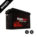 SKANBATT Premium Lithium - 12V 280Ah 200A BMS - Bluetooth - Heat - 384x204x268mm - 8 Års garanti