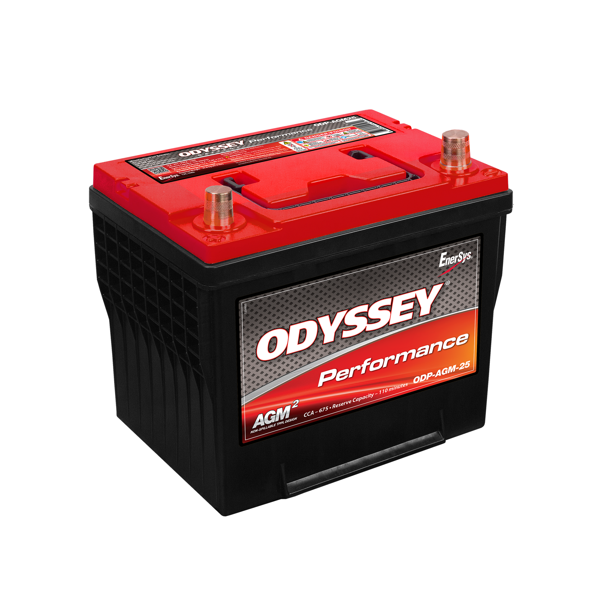 Odyssey Odp-Agm25 Agm Batteri 12V 59Ah 675Cca +Ventre shown in product view