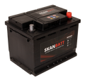 SKANBATT Fritidsbatteri 12V 60AH 480CCA (242x175x190/190mm) +höger