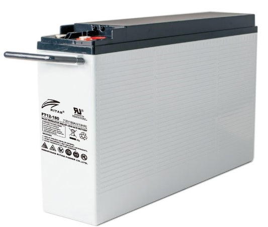 Ritar Agm Batteri 12V 180Ah - Frontterminaler shown in product view