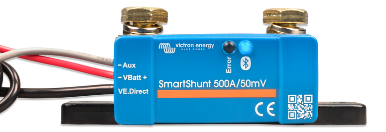 Victron Smartshunt Ip65 500A/50Mv Batterimonitor M/Bluetooth shown in product view