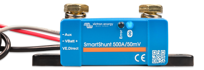 Victron Smartshunt Ip65 500A/50Mv Batterimonitor M/Bluetooth shown in product view