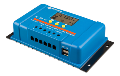 Victron Bluesolar Pwm Duo-Lcd&Usb 12/24V-20A shown in detail view