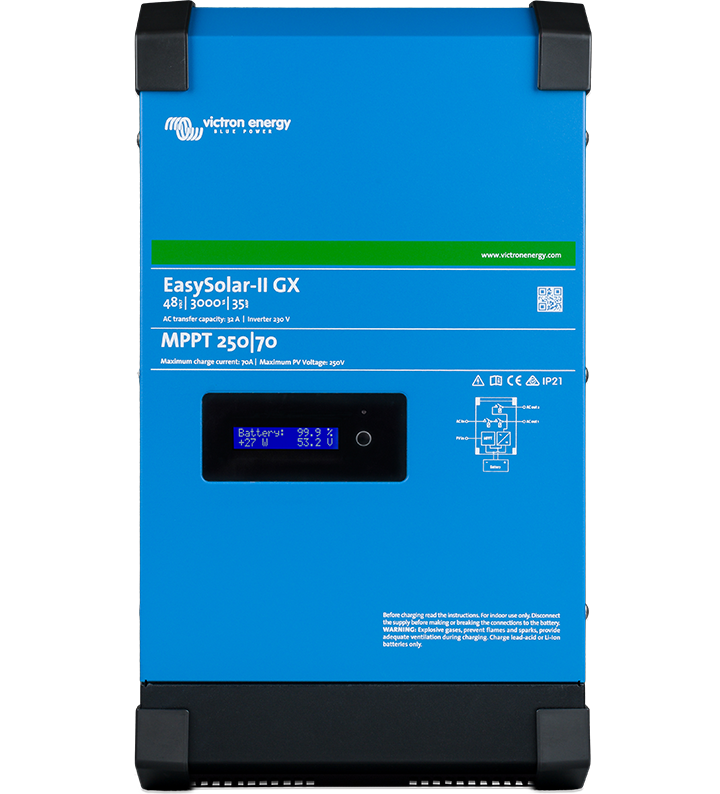 Victron Easysolar-Ii Gx 48/3000/35-32 Mppt 250/70 shown in product view