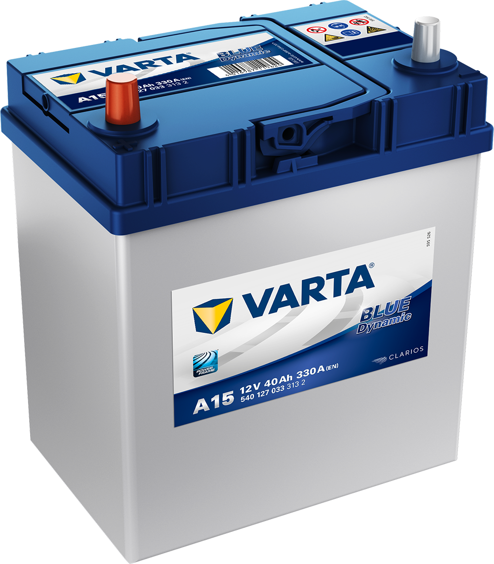 Varta Blue Dynamic Batteri 12V 40Ah 330Cca +Venstre A15 shown in product view