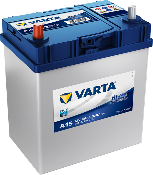 Varta Blue Dynamic Batteri 12V 40Ah 330Cca +Venstre A15 shown in product view