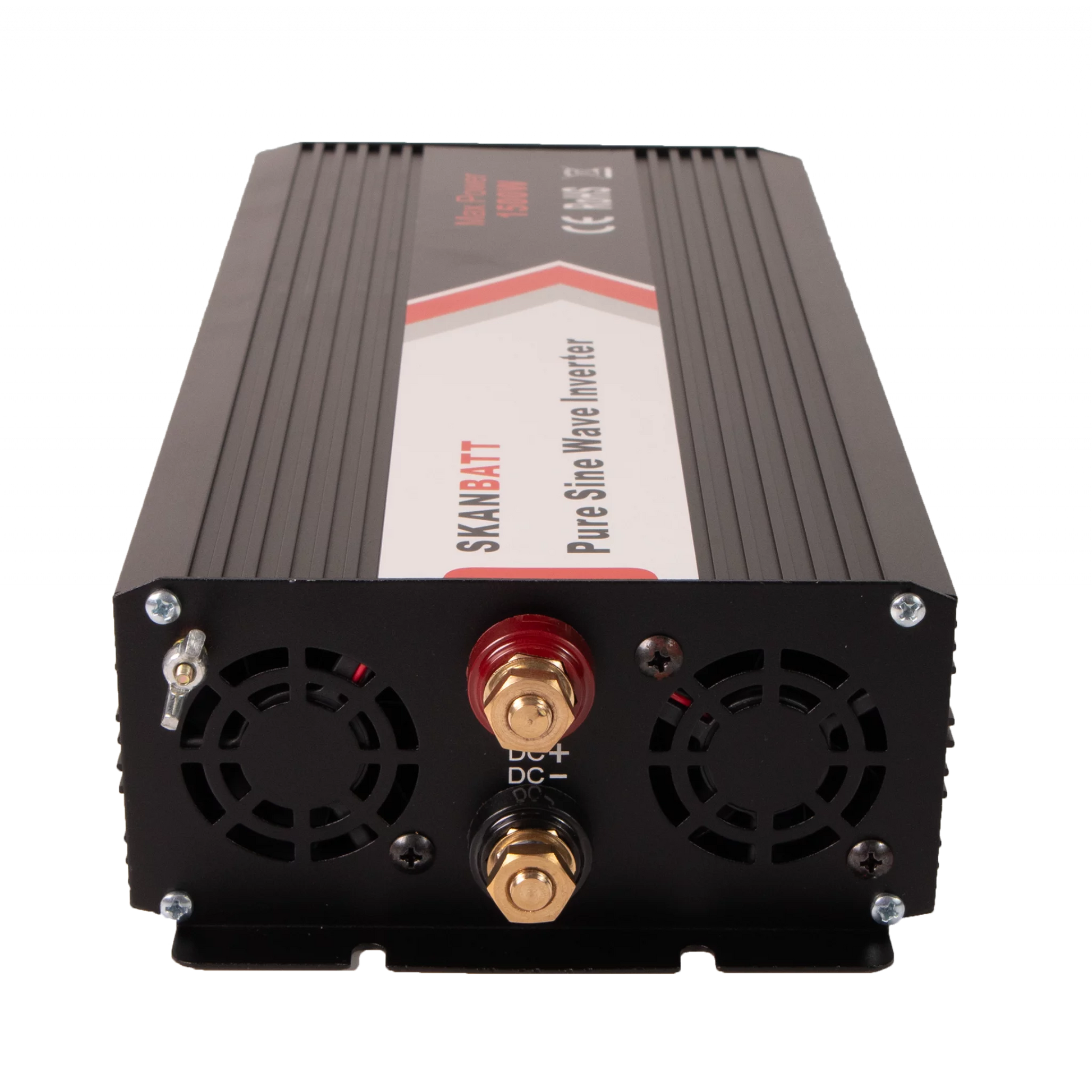 SKANBATT Inverter 12V 1500W Ren Sinus med Fjärrkontroll