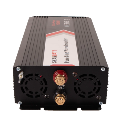 SKANBATT Inverter 12V 1500W Ren Sinus med Fjärrkontroll