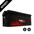 SKANBATT Premium Lithium - 12V 300Ah 200A BMS - Bluetooth - Heat - 522x218x268mm - 8 Års garanti
