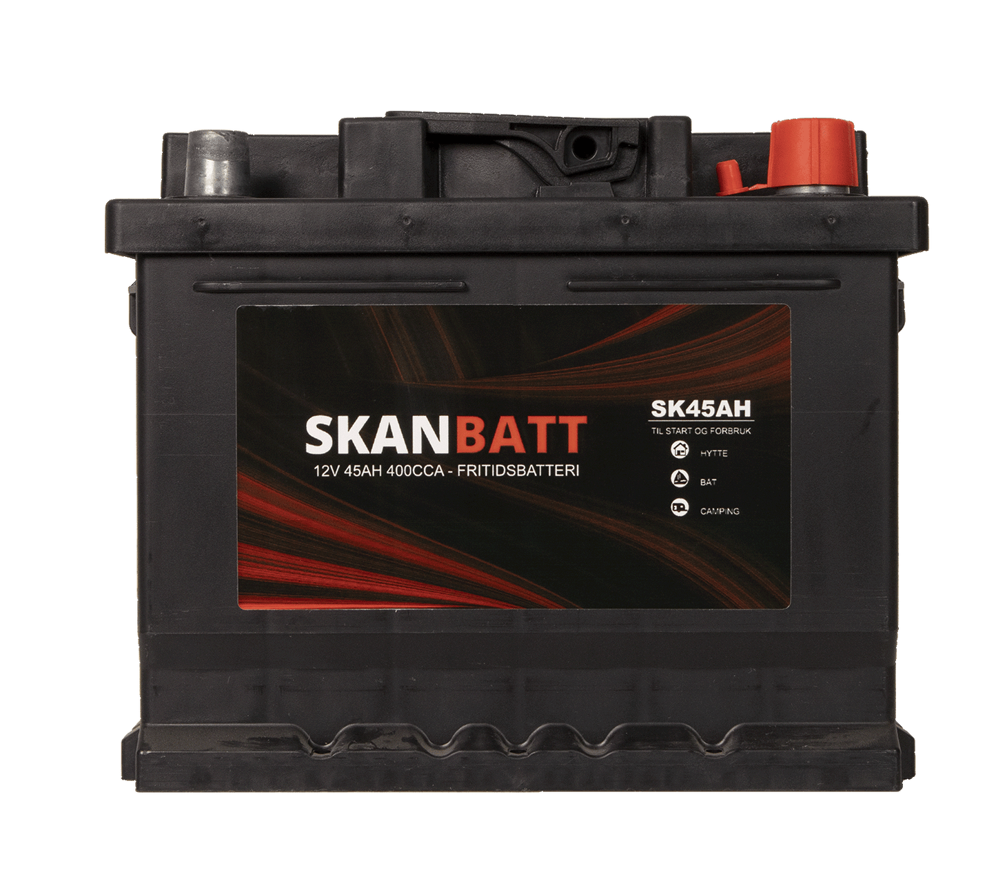 Skanbatt Fritidsbatteri 12V 45Ah 400Cca +Høyre shown in product view image 3