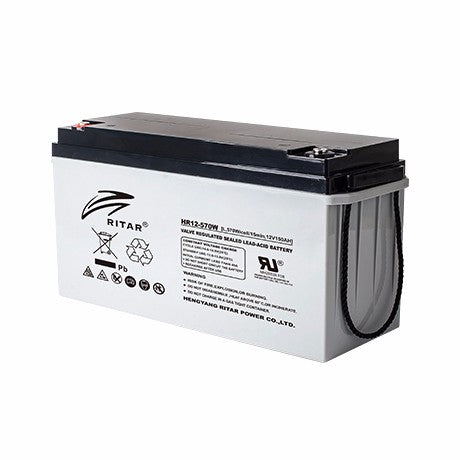 Ritar High Rate Agm Batteri 12V Hr12-380W (12V 100Ah C20) shown in product view