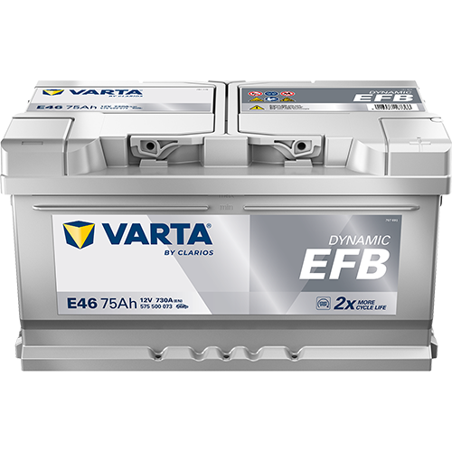 Varta Blue Dynamic Efb Batteri 12V 75Ah 730Cca +Høyre E46 shown in product view