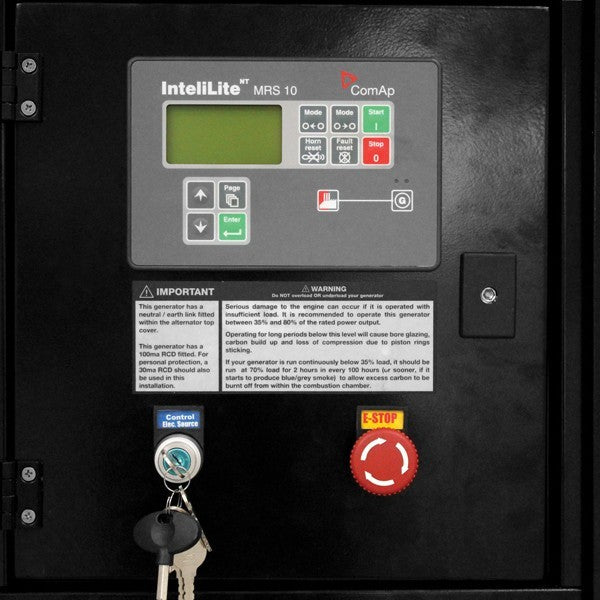Hyundai Dhy66Kse Diesel Strømaggregat 66Kva 400V 3-Fase - 1500Rpm - Vannkjølt shown in angle view