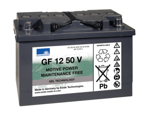 Sonnenschein Gel Batteri 12V 50Ah +Høyre (Gf12051Y1) shown in product view
