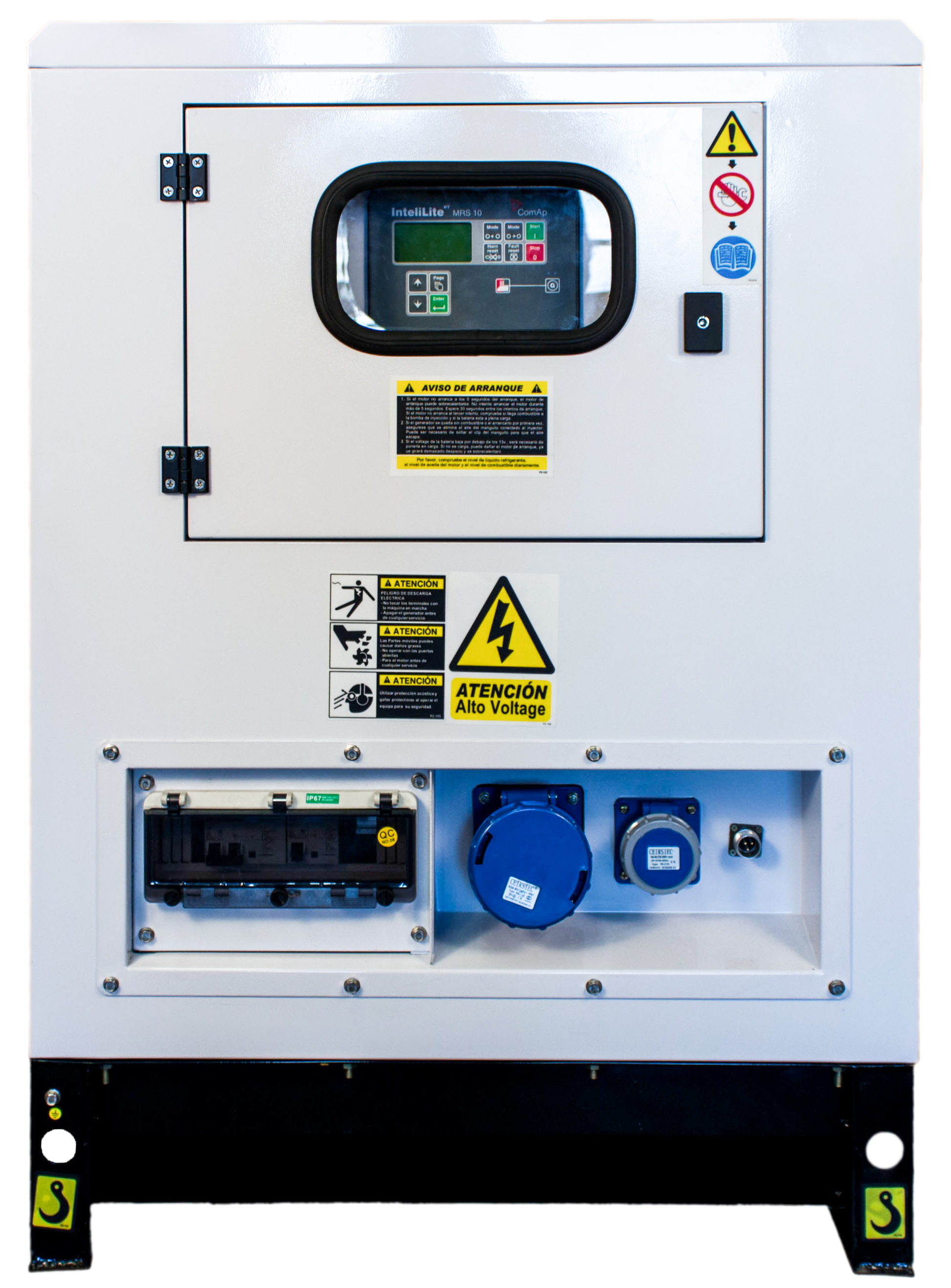 Hyundai Dhy11Ksem Diesel Strømaggregat 11Kva 230V 1-Fase - 1500Rpm - Vannkjølt label detail