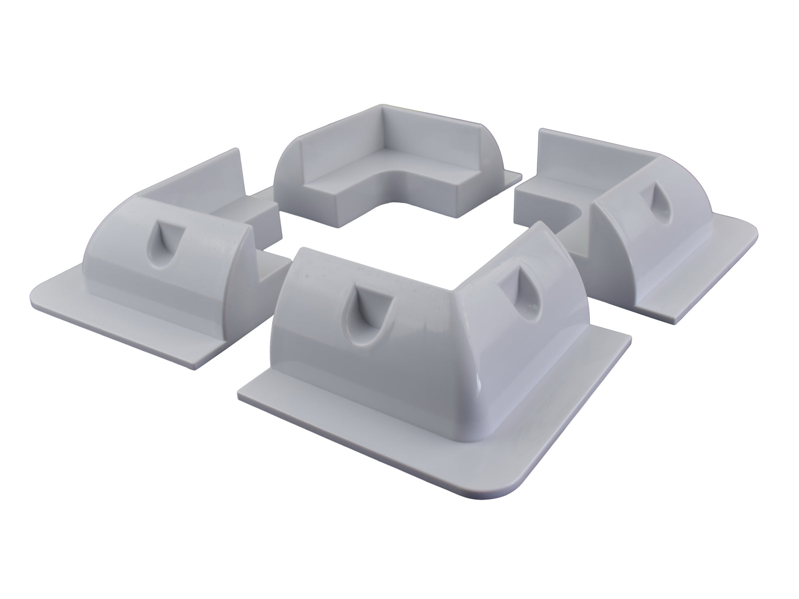 Hjørnebrakett Til Solcelle (Sett) - Hvit shown in product view