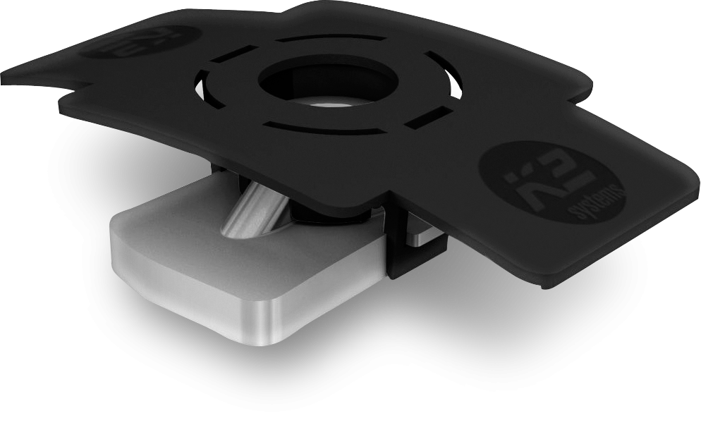 K2 Mk2 Slot Nut With Clip, Stainless Steel - 1Stk shown in product view