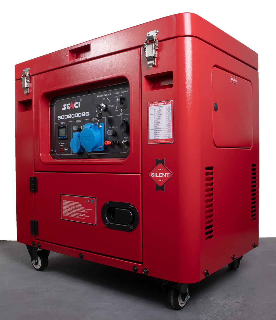Senci Scd9000Bq Aggregat - Diesel - Max 6000W - Ats - Elektrisk Start - inkl. klargjøring shown in product view