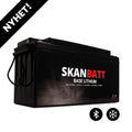 SKANBATT Base Lithium - 12V 200Ah 200A BMS - Bluetooth - Heat - 485x170x240mm - 3 Års garanti