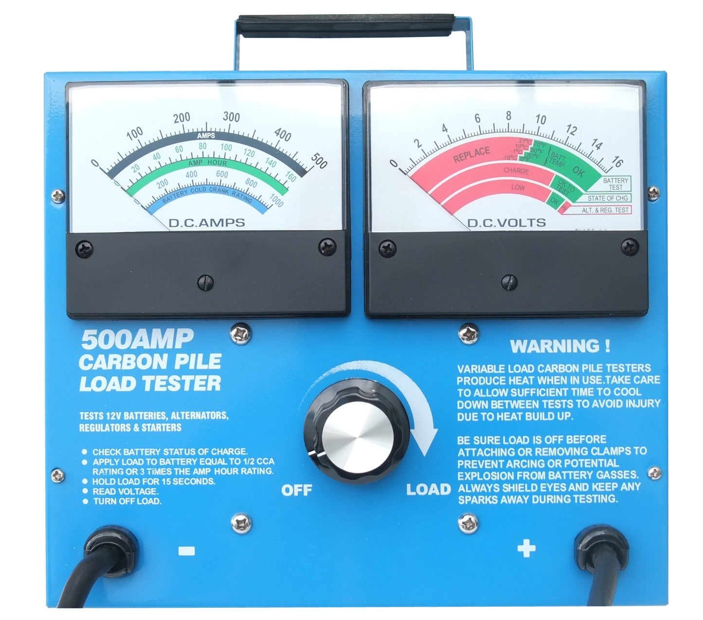 Batteritester 500A Mekanisk (500A2) shown in product view