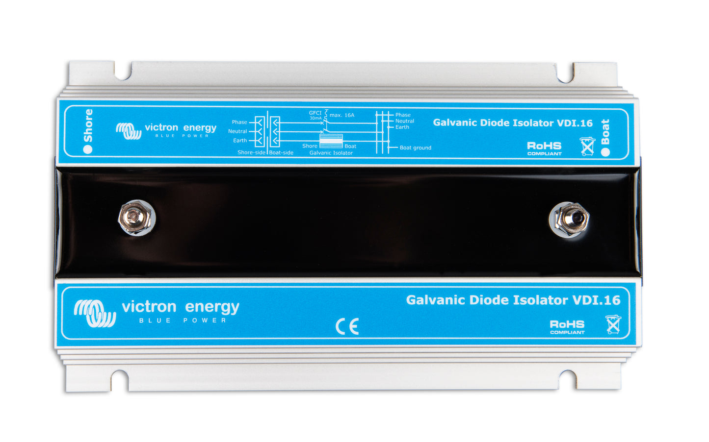 Victron Galvanisk Isolator 16A Vdi-16 shown in angle view