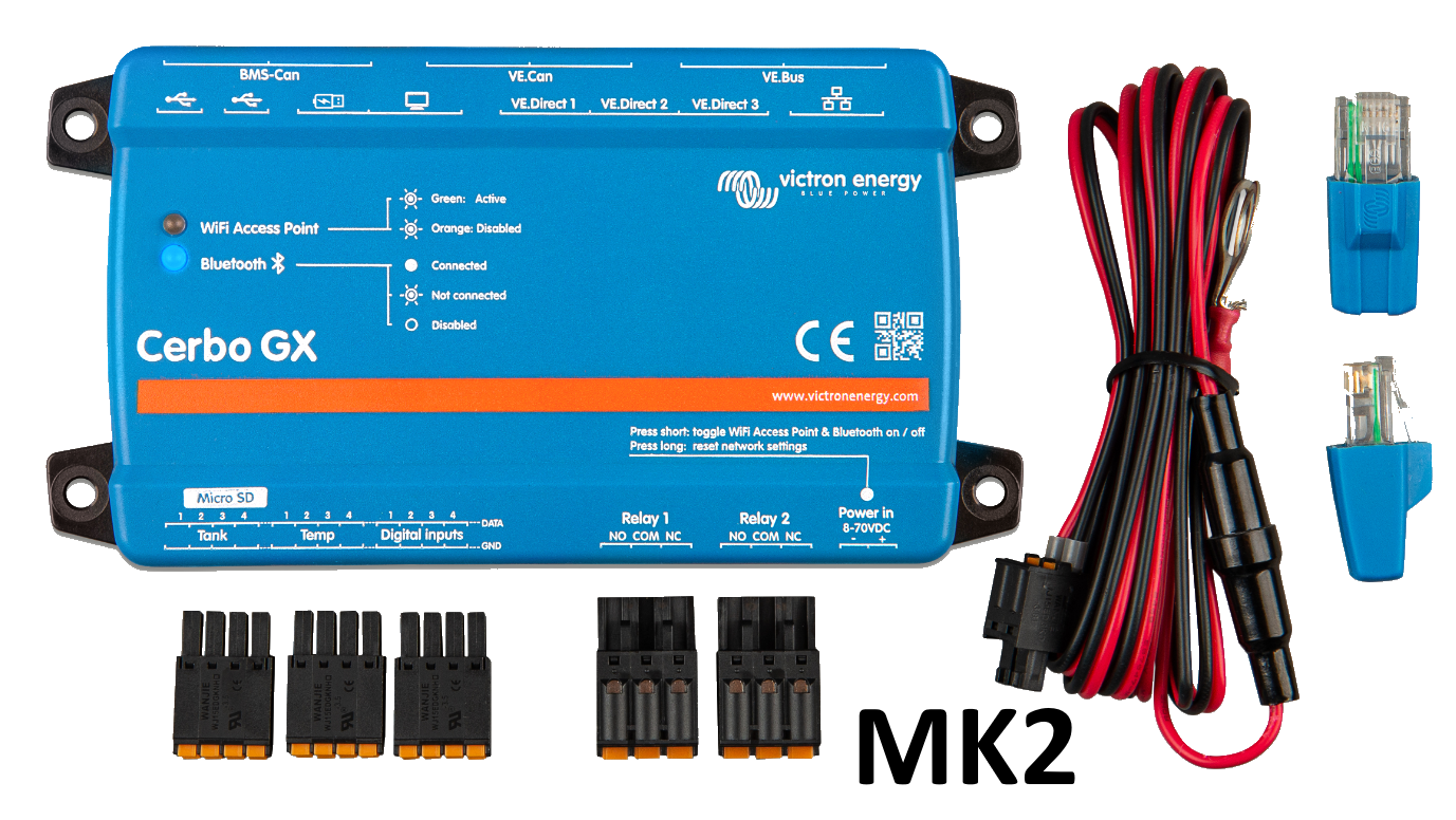 Victron Cerbo Gx - Mk2 shown in product view