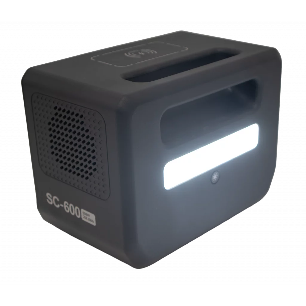 SENCI Lithium LPS 512Wh Power Station med 600W (1200W) sinus inverter