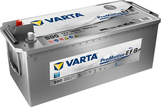 Varta Promotive Efb Batteri 12V 190Ah 1050Cca +Venstre B90 shown in product view