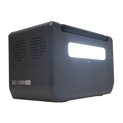 SENCI Lithium LPS 1152Wh Power Station med 1200W (2400W) sinus inverter