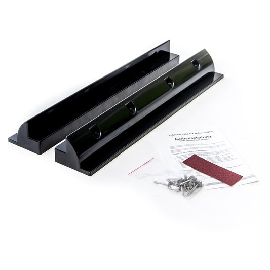 Festebrakett Til Solcelle Takmontering 55Cm (Sett) - Plast (Sort) shown in product view
