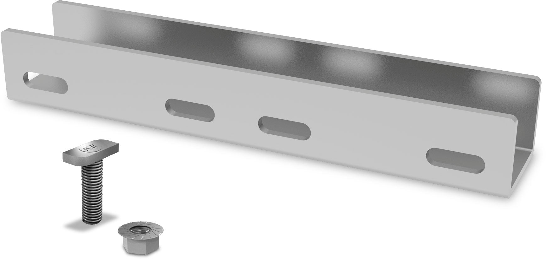K2 Singlerail 36 Railconnector Set (Rail + 4 Muttere Og Skruer) shown in product view