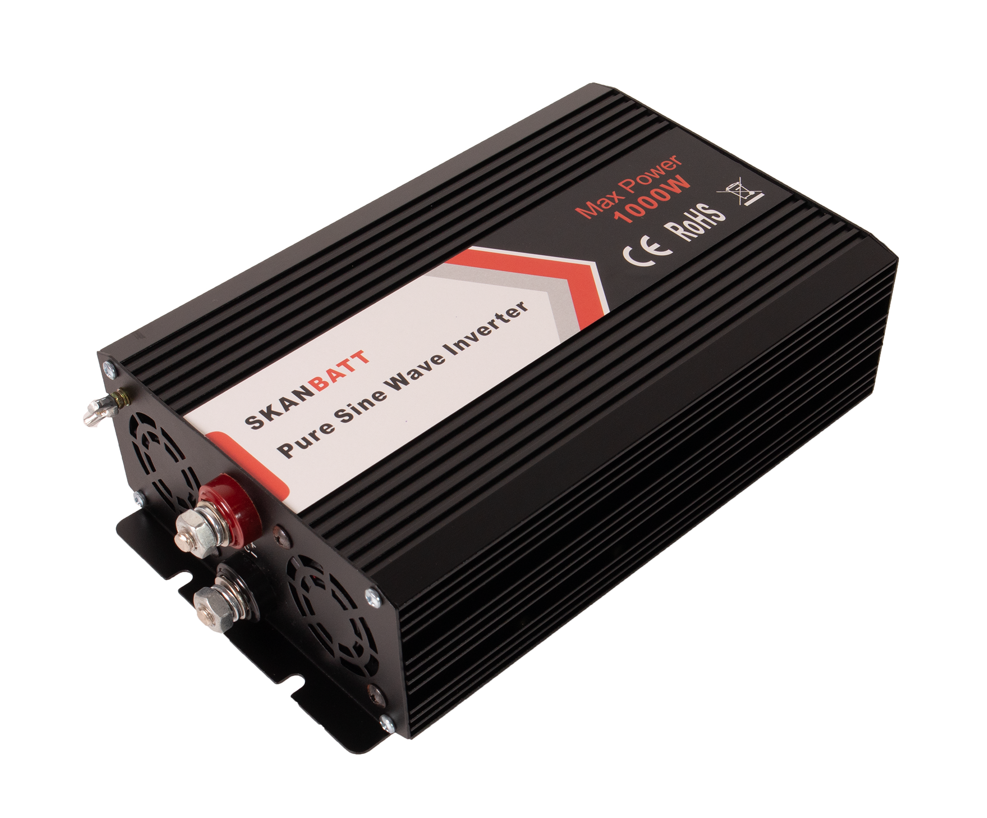 Skanbatt Inverter 24V 1000W (2000W) Ren Sinus M/Trådløs Fjernkontroll shown in product view