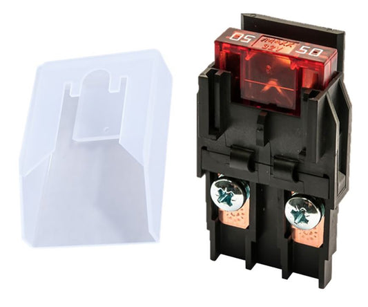 Sikringsholder For Maxisikringer M5 Skruer M/Lokk shown in product view