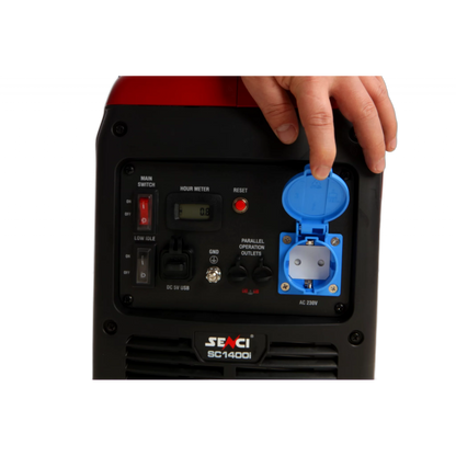 SENCI SC1400i Inverter elverk - Bensin - Max 1200W