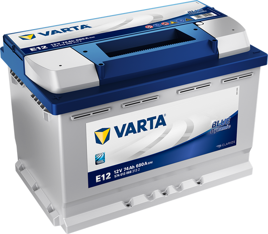 Varta Blue Dynamic Batteri 12V 74Ah 680Cca +Venstre E12 shown in product view