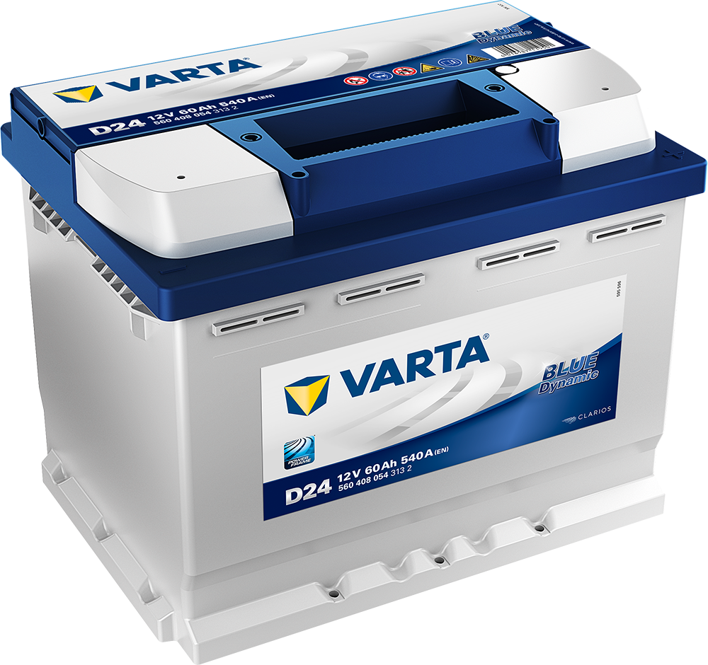 Varta Blue Dynamic Batteri 12V 60Ah 540Cca +Høyre D24 shown in product view