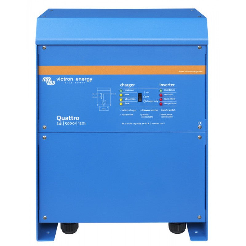 Victron Quattro 24/5000/120-100/100 Kombinert Batterilader Og Inverter shown in product view