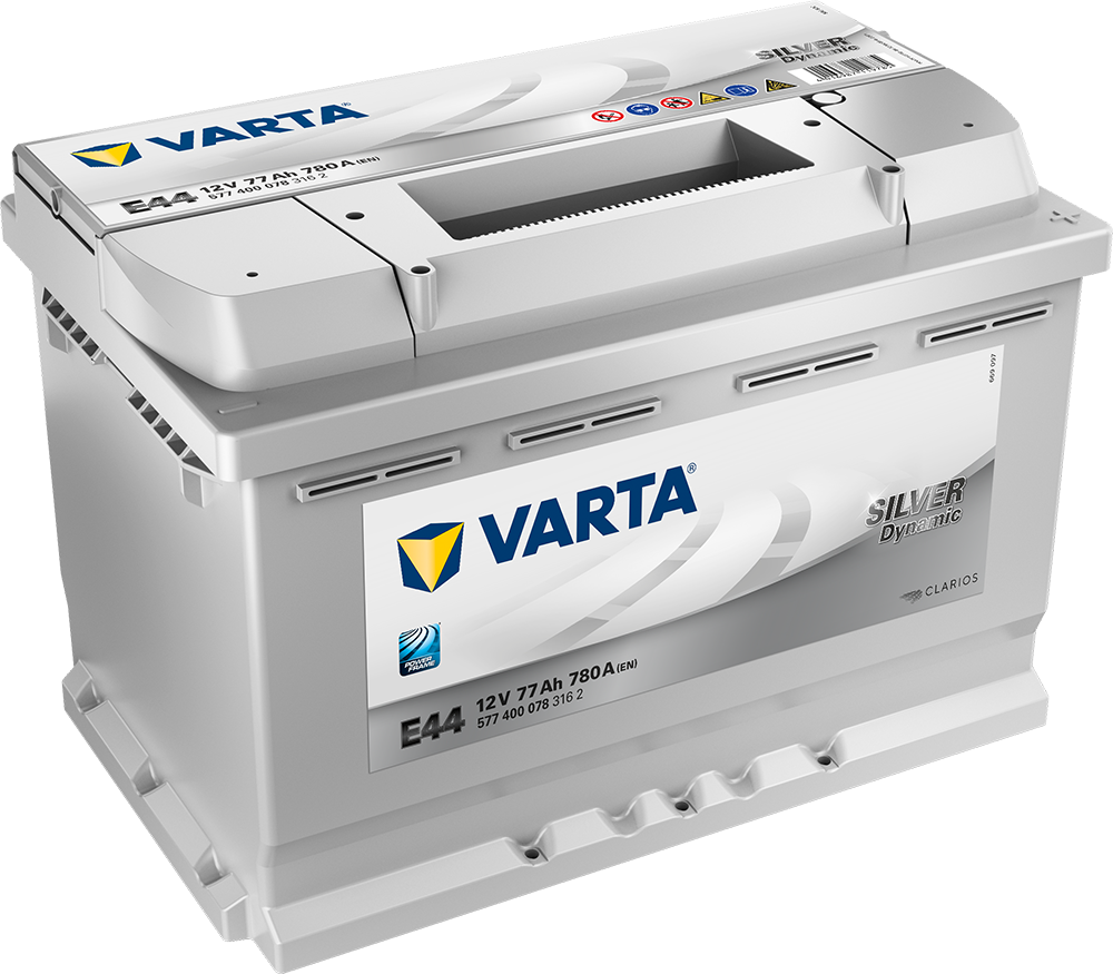 Varta Silver Dynamic Batteri 12V 77Ah 780Cca +Høyre E44 shown in product view