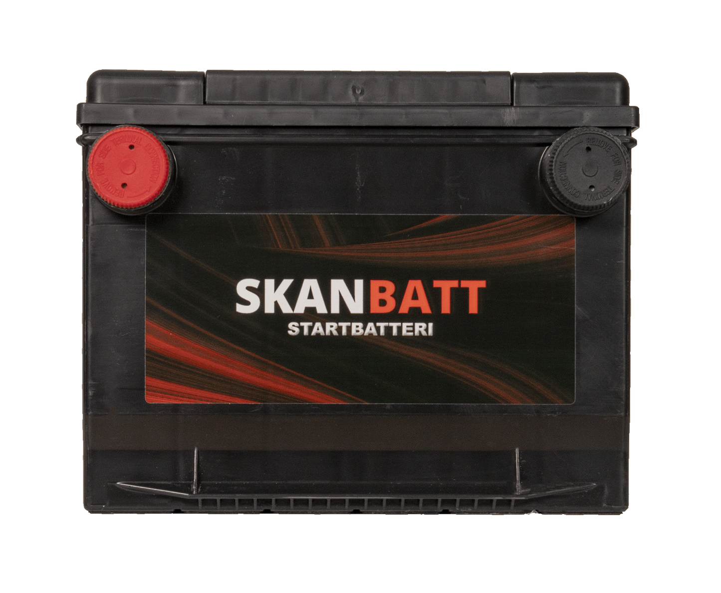 Skanbatt Startbatteri 12V 65Ah 650Cca +Venstre label detail