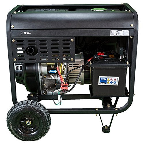 Hyundai Dhy6000Lek Strømaggregat 5300W - Elektrisk Start - Diesel - inkl. klargjøring shown in detail view