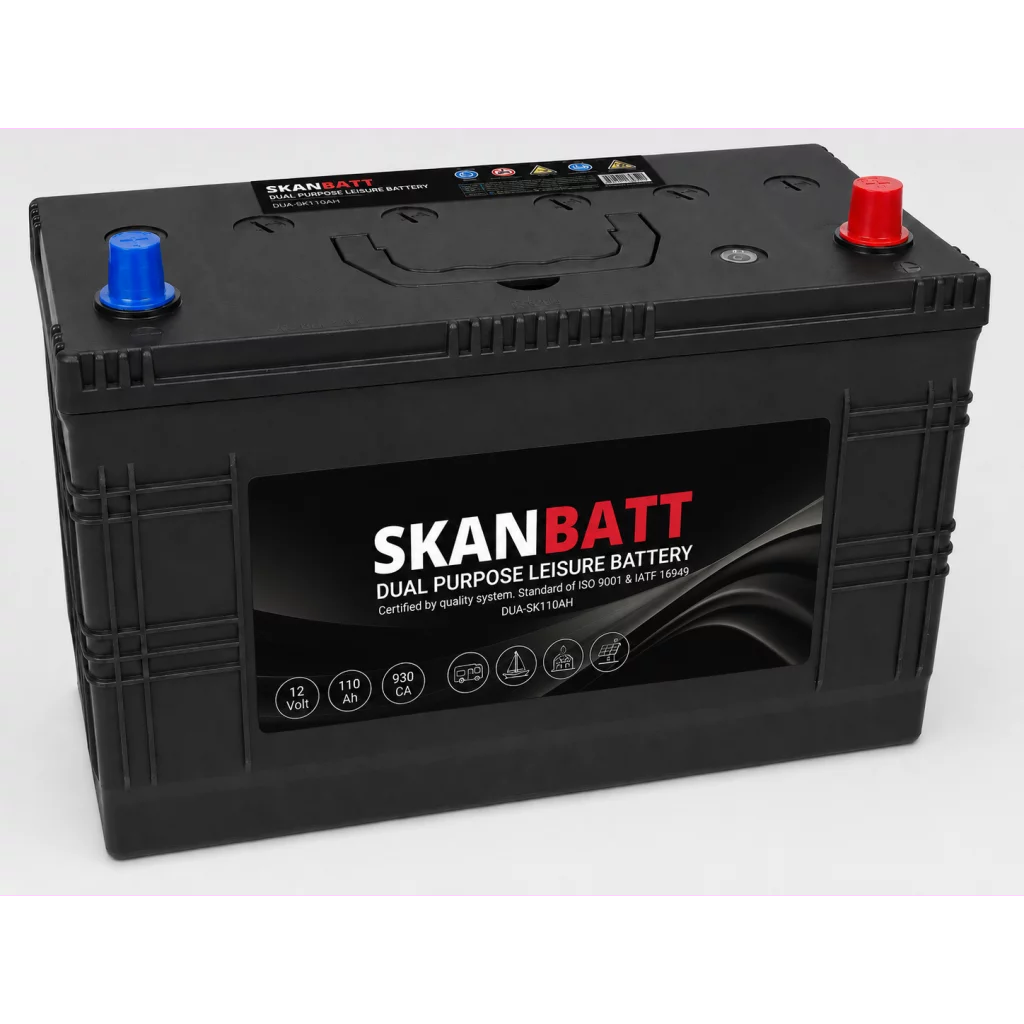 SKANBATT Dual Purpose 12V 110AH 960CA (352x175x227mm) +R