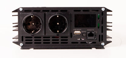 Skanbatt Inverter 24V 3000W (6000W) Ren Sinus M/Trådløs Fjernkontroll label detail