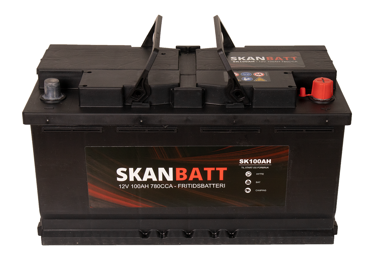 Skanbatt Fritidsbatteri 12V 100Ah 780Cca +Høyre shown in product view image 5