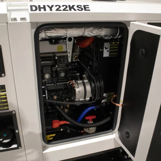 Hyundai Dhy22Kse Diesel Strömaggregat 22Kva 400V 3-fas - 1500Rpm - Vattenkyld