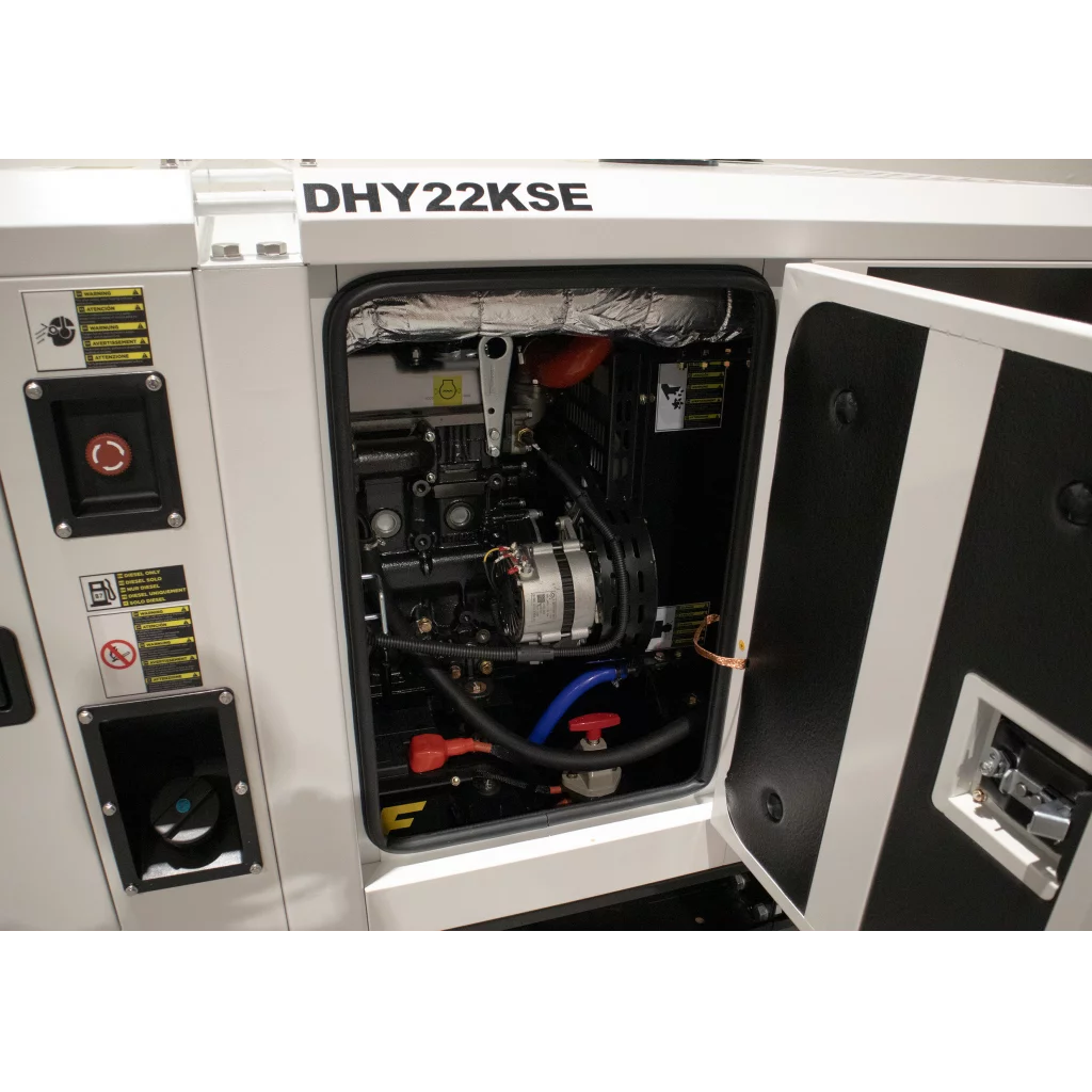 Hyundai Dhy22Kse Diesel Strömaggregat 22Kva 400V 3-fas - 1500Rpm - Vattenkyld