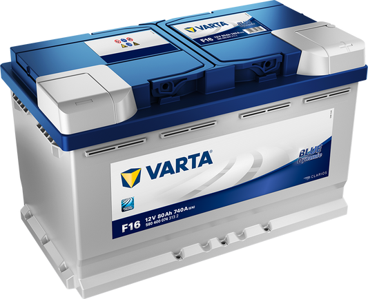 Varta Blue Dynamic Batteri 12V 80Ah 740Cca +Høyre F16 shown in product view