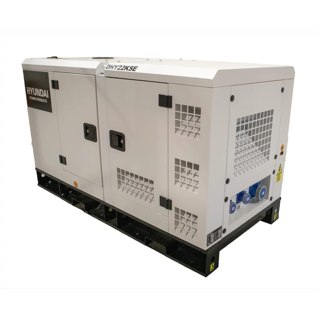 Hyundai Dhy22Kse Diesel Strömaggregat 22Kva 400V 3-fas - 1500Rpm - Vattenkyld