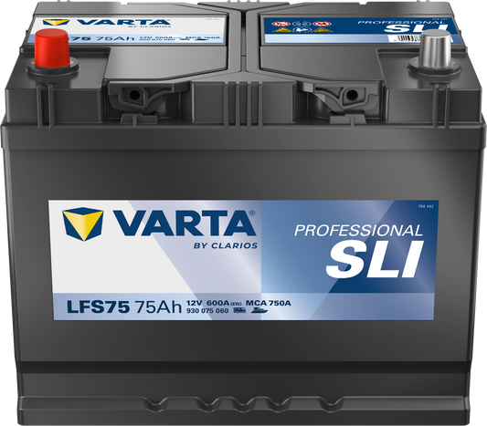 Varta Fritidsbatteri 12V 75Ah 600Cca +Venstre Lfs75 (812071) shown in product view